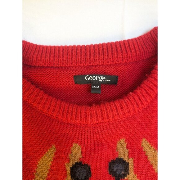 Unisex Ugly Light Up‎ Christmas Sweater Reindeer Medium - Turn Me On - Picture 3 of 11